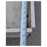 Indoor / Outdoor Wood & Iron Display Wagon