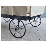 Indoor / Outdoor Wood & Iron Display Wagon