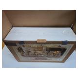 34-Piece Victorian Village "Grandeur Noel" Christmas Display