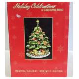Mint in Box Christopher Radko Musical & Motion Christmas Tree