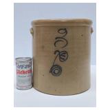 Very Nice Antique 3 Gallon Salt Glaze Stoneware Crock