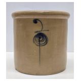 Antique 2 Gallon Salt Glaze Stoneware Crock