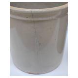2 Antique Stoneware Crocks Including Red Wing (Hairline)