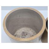 2 Antique Stoneware Crocks Including Red Wing (Hairline)