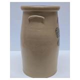 Antique 5 Gallon Salt Glaze Stoneware Churn