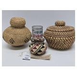 Nice Group of Handmade Native American Woven Baskets