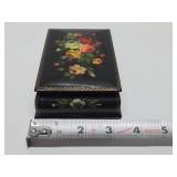 Quality Signed Vintage Handpainted Russian Lacquered Box
