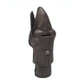 Original Old Vintage Santa Claus Cast Iron Coin Bank #1