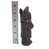 Original Old Vintage Santa Claus Cast Iron Coin Bank #1