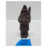 Original Old Vintage Santa Claus Cast Iron Coin Bank #2