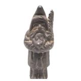 Original Old Vintage Santa Claus Cast Iron Coin Bank #2