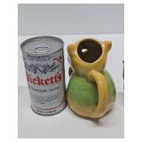 Nice Vintage SHAWNEE Pottery Creamer & Salt / Pepper Shakers