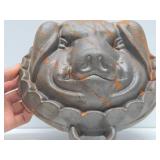 Cast Iron Pig Face Baking Mold