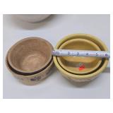 Very Nice Large Estate Lot of Vintage Stoneware & Pottery Mixing & other Bowls