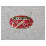 Complete Set of 8 Vintage Schneider "Kob Knobs" Green Bakelite Corn Holders