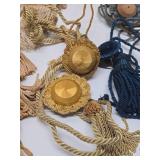 Estate Lot of Quality Vintage & Antique Tassels, Crocheted Purse & other Items