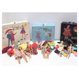 Very Nice Estate Lot of Vintage BARBIE Dolls Cases & Outfits