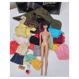 Very Nice Estate Lot of Vintage BARBIE Dolls Cases & Outfits