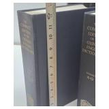 Large Vintage Oxford Dictionary 2 Volume Box Set