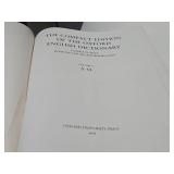 Large Vintage Oxford Dictionary 2 Volume Box Set