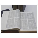 Large Vintage Oxford Dictionary 2 Volume Box Set