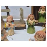 Very Nice Collection of Italian Carved Wood ANRI Figures & Displays