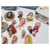 Estate Lot of Vintage LITTLE KIDDLES Figures & Accessories