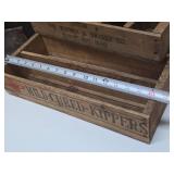 LARGE Lot of Primitive Vintage Wooden Cheese Boxes