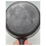 3 Old Vintage Cast Iron Skillets Including Erie/Griswold