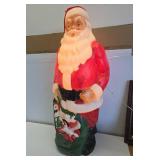 Nice Vintage SANTA CLAUS Christmas Blowmold