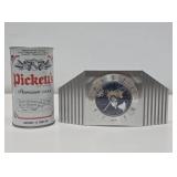 Heavy Chrome Deco BULOVA World Desk Clock