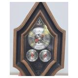 3 Vintage Mid Century Wall Barometers