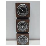 3 Vintage Mid Century Wall Barometers