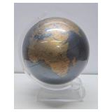 Vintage Replogle Diamond Marquis 12" World Globe w/Great Looking Lucite/Acrylic Stand