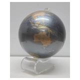 Vintage Replogle Diamond Marquis 12" World Globe w/Great Looking Lucite/Acrylic Stand