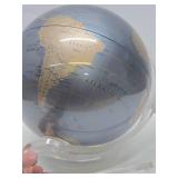 Vintage Replogle Diamond Marquis 12" World Globe w/Great Looking Lucite/Acrylic Stand