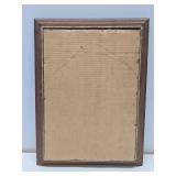 Nicely Framed Antique Victorian Litho Print w/Young Girl & Dog