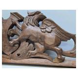 Awesome Antique Oak Boar