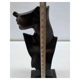 Great Looking Figural Face & Neck Sculpture