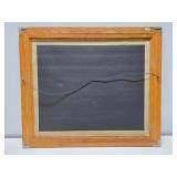 Framed Signed Vintage Oil on Canvas Landscape Forest Stream Painting