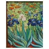 Framed Signed Vintage Oil on Canvas after Van Gogh