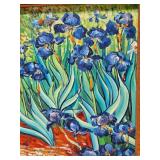 Framed Signed Vintage Oil on Canvas after Van Gogh