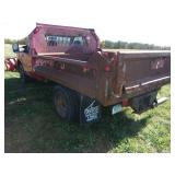 1999 Ford F450 4x4 Dump Truck W/V Snow Plow (Runs & Drives)