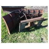 Skidsteer Mount Homemade V-Plow