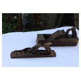 Pair of Vintage Woodworking Planers – Steel & Handmade