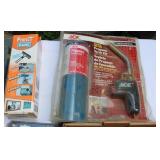Mixed Utility Lot – Work Gloves, New Propane Torch with Cannister, Outdoor Power Stake & More