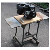 Briggs and Stratton 3.5 hp Motor on board with stand