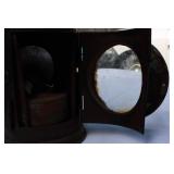 Vintage Antique Railway Lantern – 12" High, Sliding Red & Green Lenses