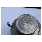 Pair of Vintage Dietz Kerosene Lanterns – Blue & Silver