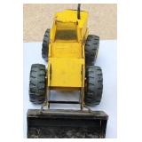 3 Mid Century Metal Truck Toys 2 Tonka Trucks and Ford Tractor